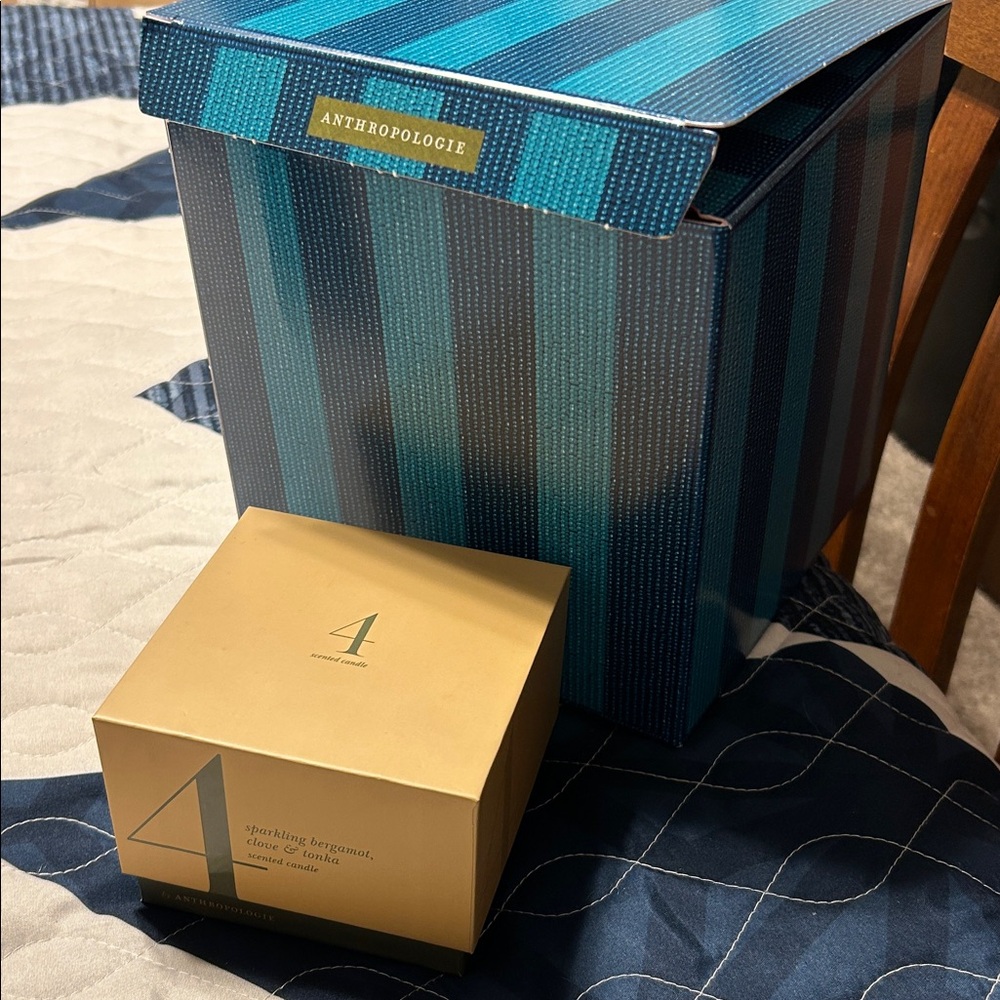 🌟HP🌟 NIB Anthropologie White Cedar and Thyme Scented Candle